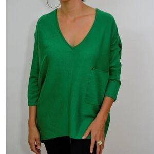 Kerisma Knits Raven Top Kelly Green